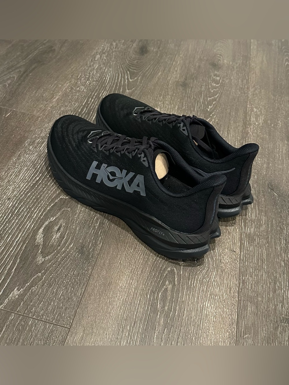 Hoka Mach 5 Black\Black Men’s Running Sneaker Size 11D - Picture 4 of 9
